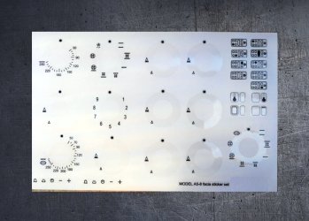 (image for) Smeg A5-8 compatible fascia sticker set.