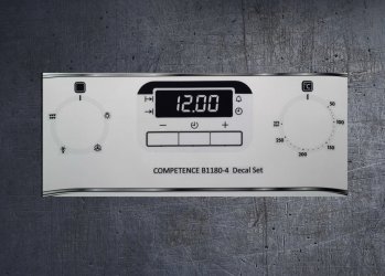 (image for) AEG COMPETENCE B1180-4 compatible sticker set.
