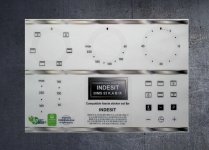 (image for) INDESIT BIMS 53 K.A B IX GB.BIG,FIM, compatible fascia stickers.