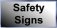 (image for) Safety Signs