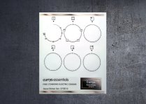 (image for) Currys Essentials CFSE10 compatible fascia sticker set.