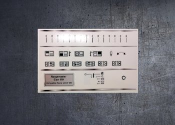 (image for) Rangemaster Elan 110 Compatible fascia sticker set.