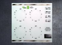 (image for) Frigidaire FEF339FSC compatible panel fascia sticker set.