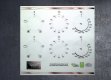 (image for) Indesit IO 233 X Compatible fascia sticker set x2.