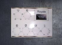 (image for) Royale RY50TCW compatible fascia sticker set.