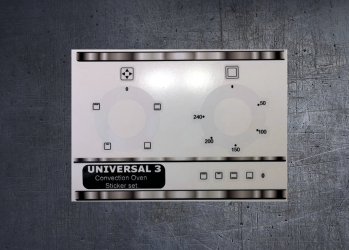 (image for) Universal convection oven stickers