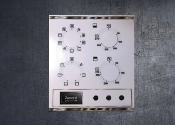 (image for) Zanussi ZOB35471XK Single oven variant compatible sticker set.